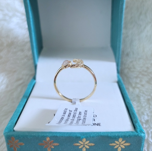 Shivam Crescent Moon🌙 and Moonstone Gem Ring💍 - Picture 5 of 16